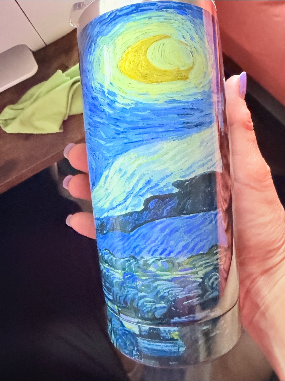 Coldest Blue Starry Night Premium Decorative 20 oz Tumbler -